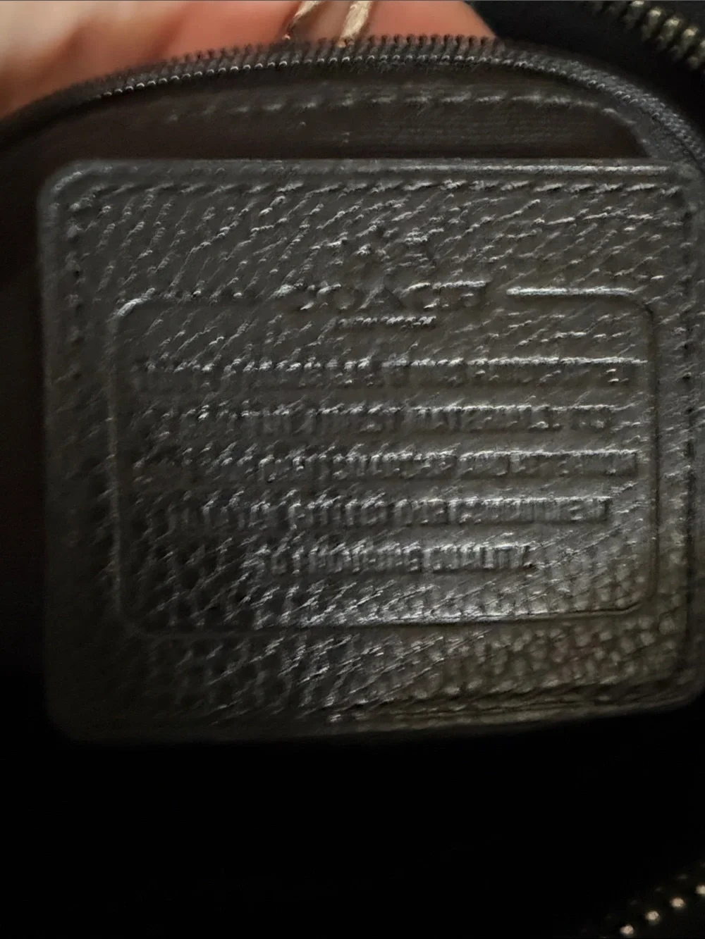Coach authentic signature